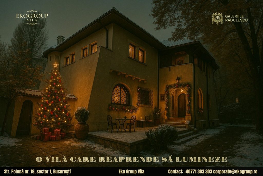 Poveste de Crăciun: Magia sărbătorilor în anii ’30 la fosta Casă Tătărăscu, astăzi Eko Group Vila